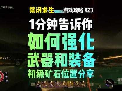 禁闭求生新手必备，游戏设置、道具作用详解及资源管理高效利用策略汇总